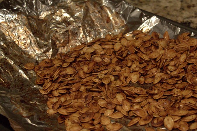 Roasted Pumpkin Seeds | www.thebahamallama.wordpress.com