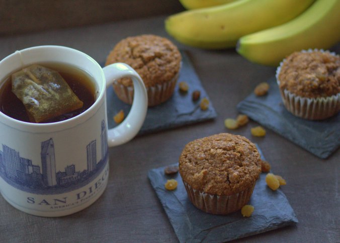 Ina Garten's Chunky Banana Bran Muffins - a warm treat for a cold morning!