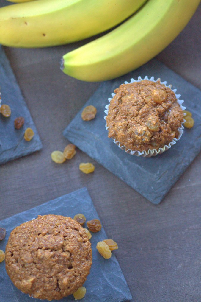 Banana Bran Muffins | www.thebahamallama.com