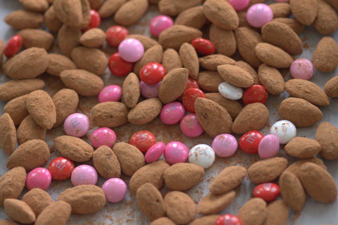 Mexican Hot Chocolate Cocoa Dusted Almonds | www.thebahamallama.com