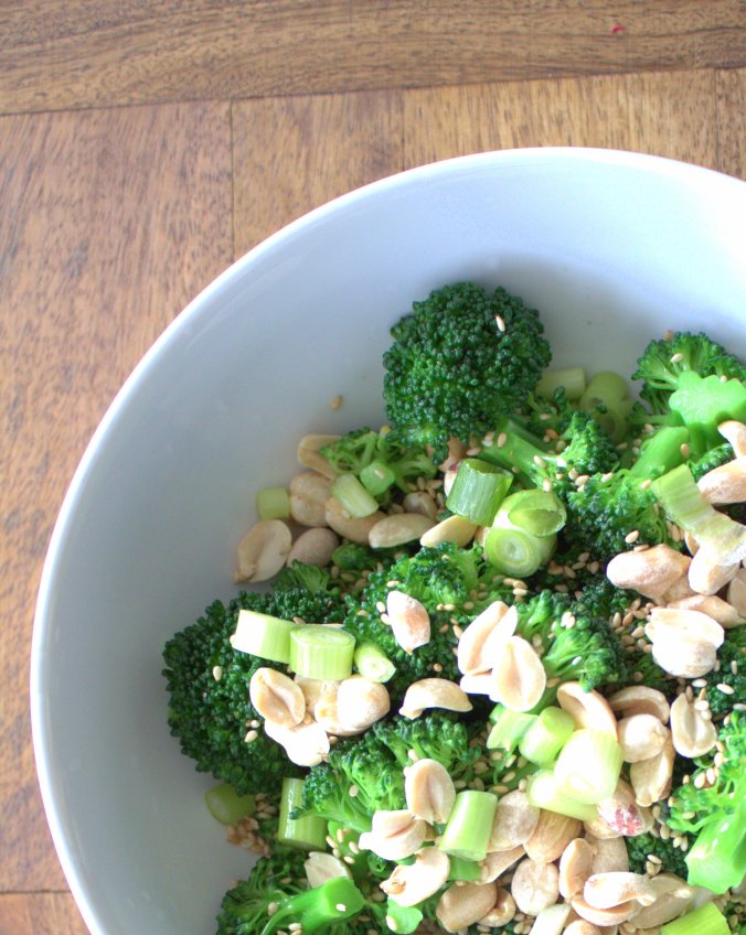 Broccoli with Peanut Sauce | www.thebahamallama.com