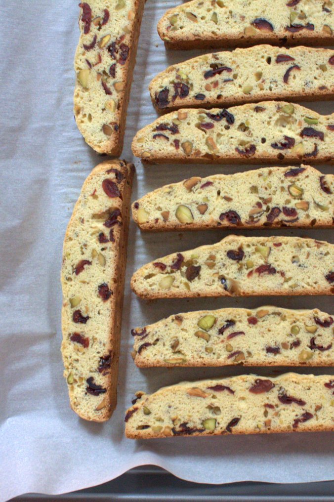 Cranberry Pistachio Biscotti